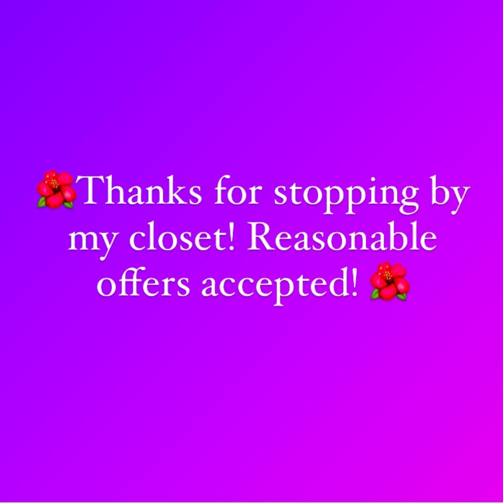 Reasonable offers welcome!